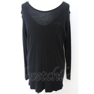 SWITCHBLADE / STONE LAYERED カットソー L ブラック O-25-09-0...