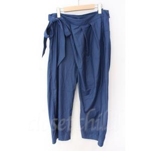 NO ID. / TRストレッチラップバギートラウザーズパンツ 2 ブルー T-25-12-11-0...