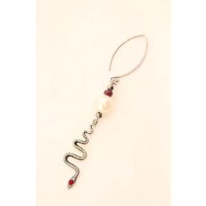 gunda / JUPITER PI ピアス  シルバーｘホワイト T-25-12-16-044-g...