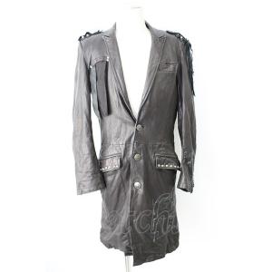 SWITCHBLADE ジャケット.SPECIAL REMAKE LEATHER LONG /ブラッ...
