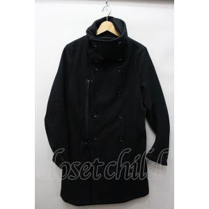 gene par YUKIO MISHIBA コート.ウールスタンドネック /ブラック/48 O