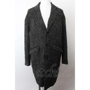 NO ID. コート.ツイードBIGチェスター /ブラック/1 O-22-10-20-023-NO-...