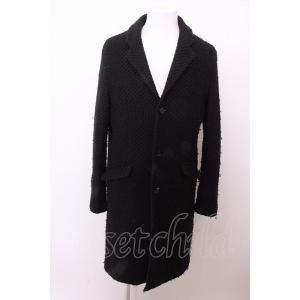 NO ID. コート.ボンディングニットチェスター /ブラック/3 O-22-12-30-034-N...