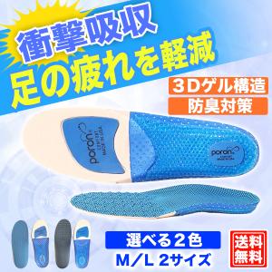 インソール 衝撃吸収 中敷き 足底筋膜炎 サポーター 靴 疲れない 足裏 パッド 5