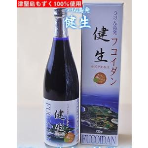 沖縄津堅島産太もずく100％使用 　もずくエキス「健生」1本（720ｇ）【送料無料】　　【太もずく ...