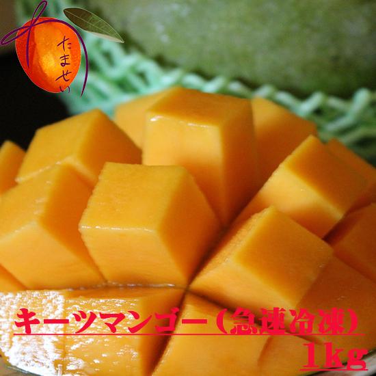 キーツマンゴー（急速冷凍 真空パック）新発売！ 沖縄県 今帰仁村産  ４00g×２パック 【数量限定...