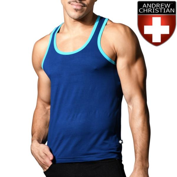 Andrew Christian アンドリュークリスチャン タンクトップ メンズ スポーツ ジムウェ...