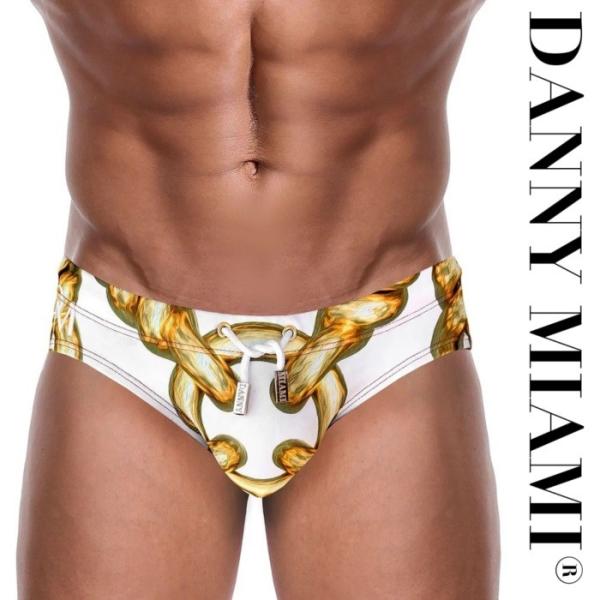 男性水着 メンズスイムウェア 競泳パンツ ビキニタイプ ブーメラン Danny Miami ダニーマ...