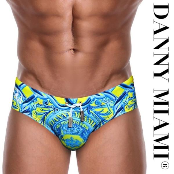 男性水着 メンズスイムウェア 競泳パンツ ビキニタイプ ブーメラン Danny Miami ダニーマ...