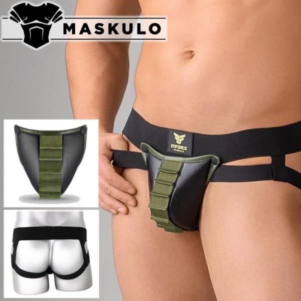 ジョックストラップ メンズ ジョック ケツ割れ ケツワレ Maskulo マスクロ ジョック レザー...