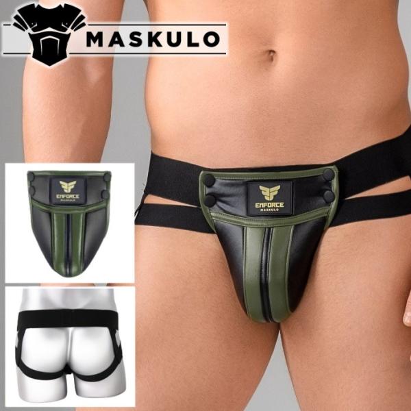 ジョックストラップ メンズ ジョック ケツ割れ ケツワレ Maskulo マスクロ ジョック レザー...