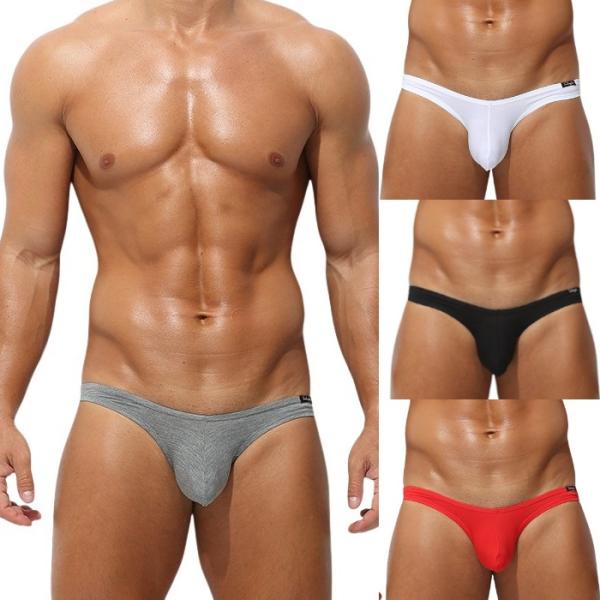 メンズビキニ メンズ ブーメランパンツ ビキニパンツ 立体ポーチ セクシー 生地 彼氏プレゼント 男...