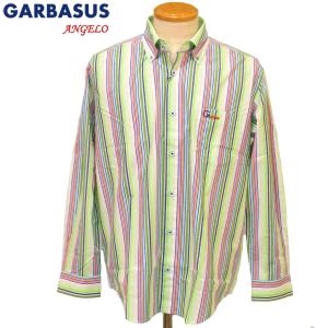 ガルバス BDオープンシャツ 緑LL 21-1106-03 GARBASUS｜mensshop288