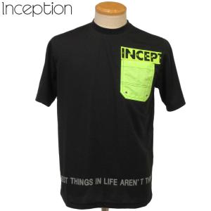 インセプション 半袖Ｔシャツ 黒M・L・LL 21-2506-26 INCEPTION｜mensshop288