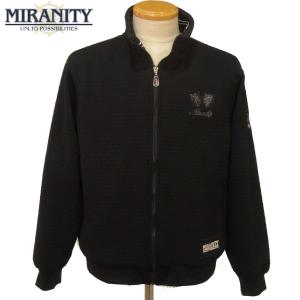 ミラニティー スェット生地ブルゾン 黒M・L・LL 413002 MIRANITY｜mensshop288