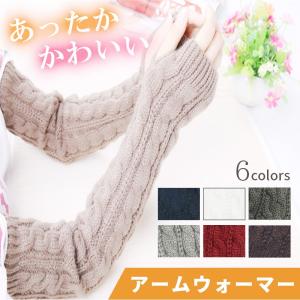 アームウォーマー 冬 アームカバー ロング グローブ