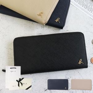 agnes b.（アニエスベー） レディース 財布 メンズ ファスナー長財布