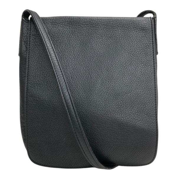 美品/HIROFU/ヒロフ/レザーショルダーバッグ/ブラック黒/日本製/メンズ/FB4062