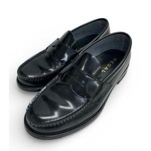 良品/REGAL/リーガル/コインローファー/レディース/23.5cm/ブラック/X20B 42VR...