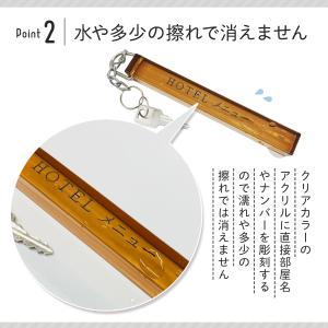 ルームキーホルダー アクリルキーホルダー ホテ...の詳細画像2