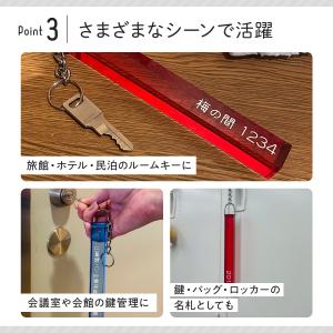 ルームキーホルダー アクリルキーホルダー ホテ...の詳細画像3
