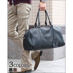 バッグ メンズ ボストンバッグ ボストン puレザー