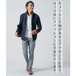 スキニーパンツ メンズ 千鳥格子 チェック ち...の詳細画像4