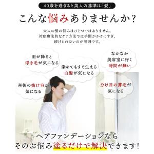 白髪カバー 薄毛カバー ヘアファンデーション ...の詳細画像3