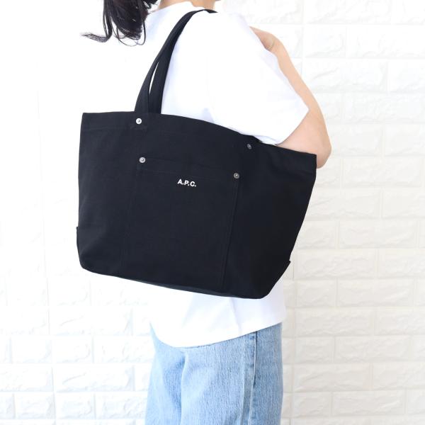 アーペーセー A.P.C. APC トートバッグ ブラック THAIS TOTE A4サイズ 男女兼...