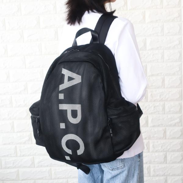【並行輸入品】A.P.C. アーペーセー バックパック ブラック 25AW新作 TECH REBOU...