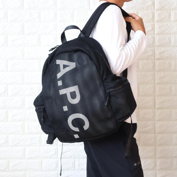 【並行輸入品】A.P.C. アーペーセー バックパック ブラック 25AW新作 TECH REBOU...