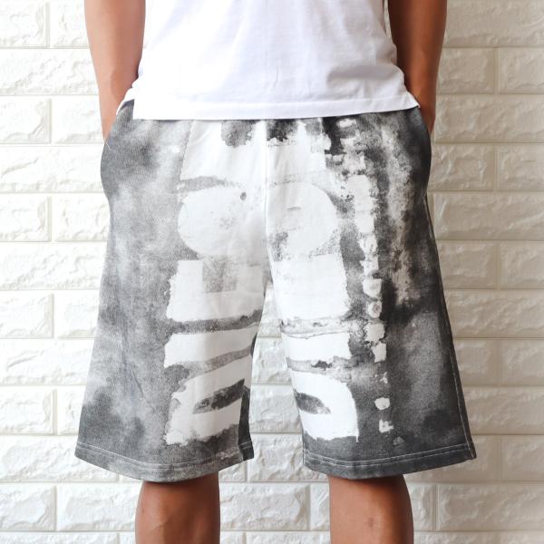 【並行輸入品】ディーゼル ハーフパンツ メンズ ブラック ロゴ スウェット 短パン ひざ下 DIES...