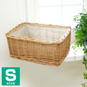 フタ付きかご収納バスケット XXS 2個＆M＆L 4個セット 内布：ライト