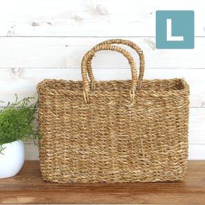 ホグラ スクエア シンプル かご バッグ Lサイ...の商品画像