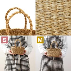 ホグラ ミニかごバッグ 舟形 M&S ...の詳細画像4