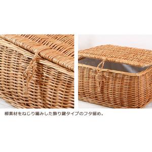 かご バスケット 収納 フタ付き 収納ボックス...の詳細画像2