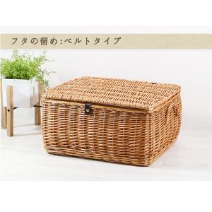 かご バスケット 収納 フタ付き 収納ボックス...の詳細画像3