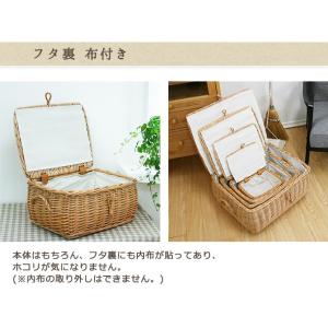 かご バスケット 収納 フタ付き 収納ボックス...の詳細画像5
