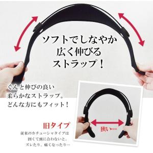 晴雨兼用 レインクリアバイザー 透明バイザー ...の詳細画像4