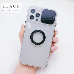 バンカーリング付 レンズ保護 スライド クリア...の詳細画像2