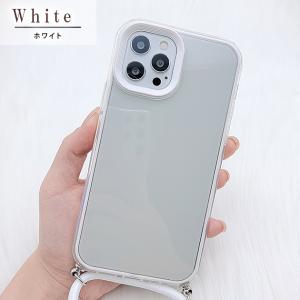 ストラップ付 TPU クリア iPhoneケー...の詳細画像1