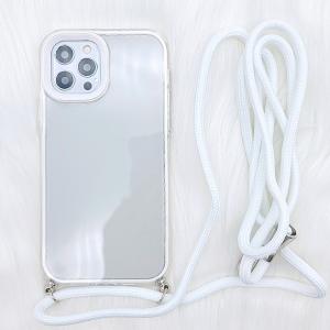 ストラップ付 TPU クリア iPhoneケー...の詳細画像3