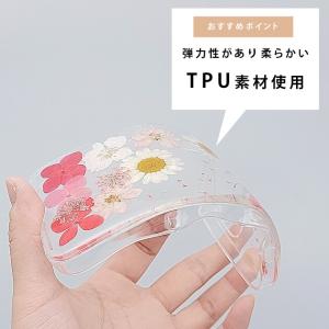 クリアiPhoneケース 押し花 iPhone...の詳細画像3