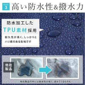 バイザー取り外し可 レインコート 軽量 自転車...の詳細画像5