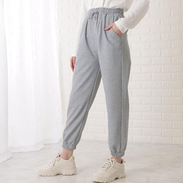 裾ゴムワッフルイージーパンツ 女性 レディース ボトム ズボン ゆったり 春 夏 秋 冬 オールシー...