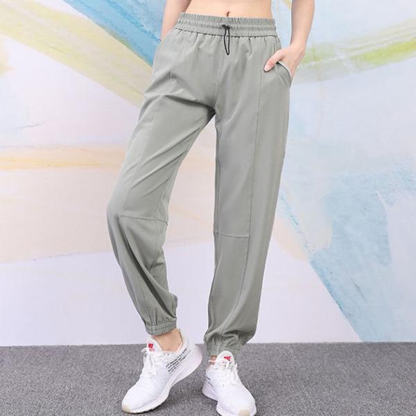 ソリッドカラー ソフト イージー フィットネス パンツ 女性 レディース ボトム ズボン スウェット...