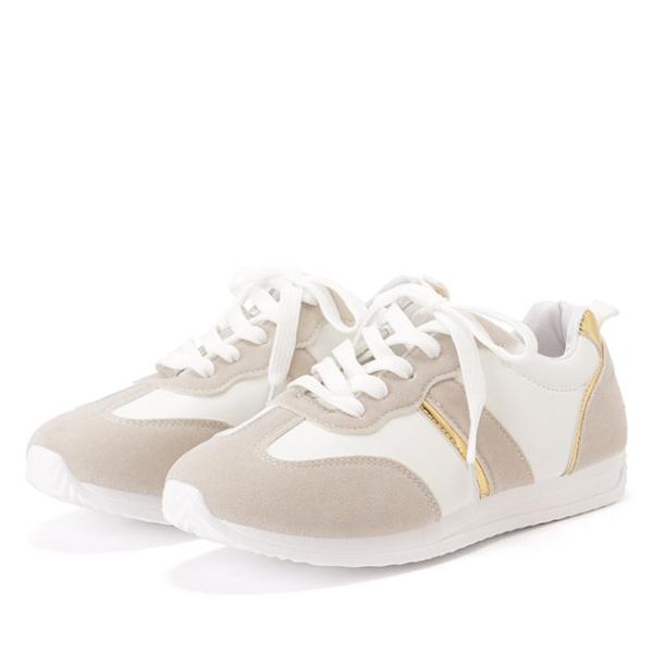 配色 ライン ストラップ コート スニーカー 女性 レディース ユニセックス メンズライク 靴 シュ...