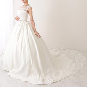 チュールトップス付き 2WAY ハートネック プリンセスライン ウエディングドレス 女性 レディース 結婚式 パーティー セレモニー 華やか