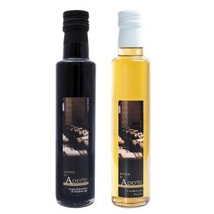 バルサミコ酢 黒・白 イタリア モデナ産 250ml x 2種セット