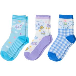 サンリオ SANRIO キッズソックス3足セット 靴下 16-18cm シナモロール シナモン 子供 689238